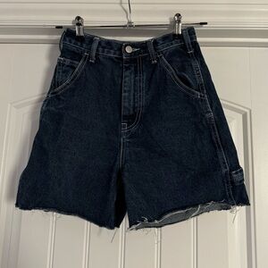 Brandy Melville John Galt High-Waisted Jean Cargo Shorts